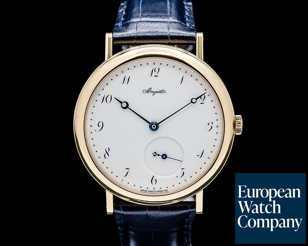 Image of Breguet 5140BA/299/W6 Classique 18K Yellow Gold Enamel Dial