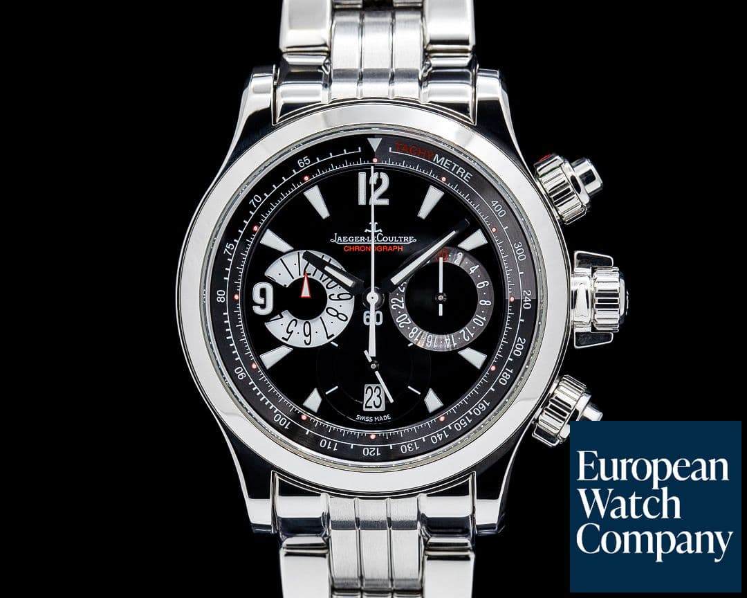Image of Jaeger LeCoultre Q1758470 Master Compressor Chronograph SS Black Dial