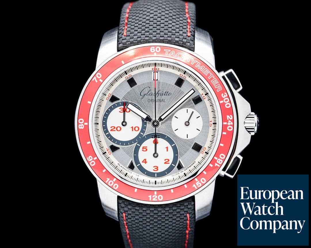 Image of Glashutte Original Sport Evolution Chronograph SS Silver Dial