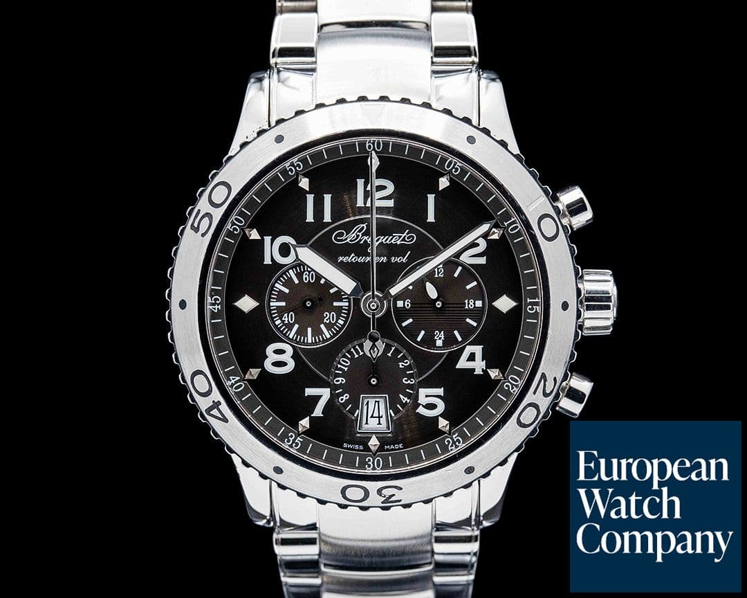 Image of Breguet 3810ST Type XXI Flyback Chronograph SS Gray Dial