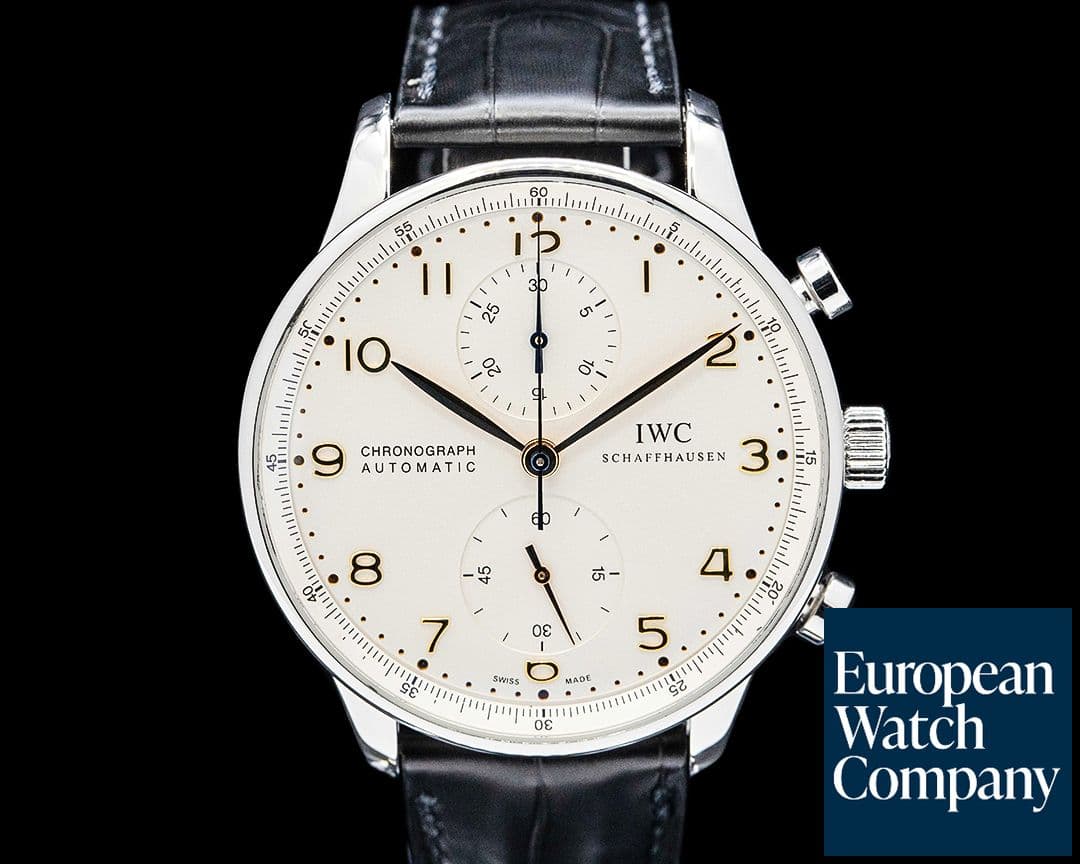 Image of IWC IW371401 Portugieser Chronograph SS Silver Dial