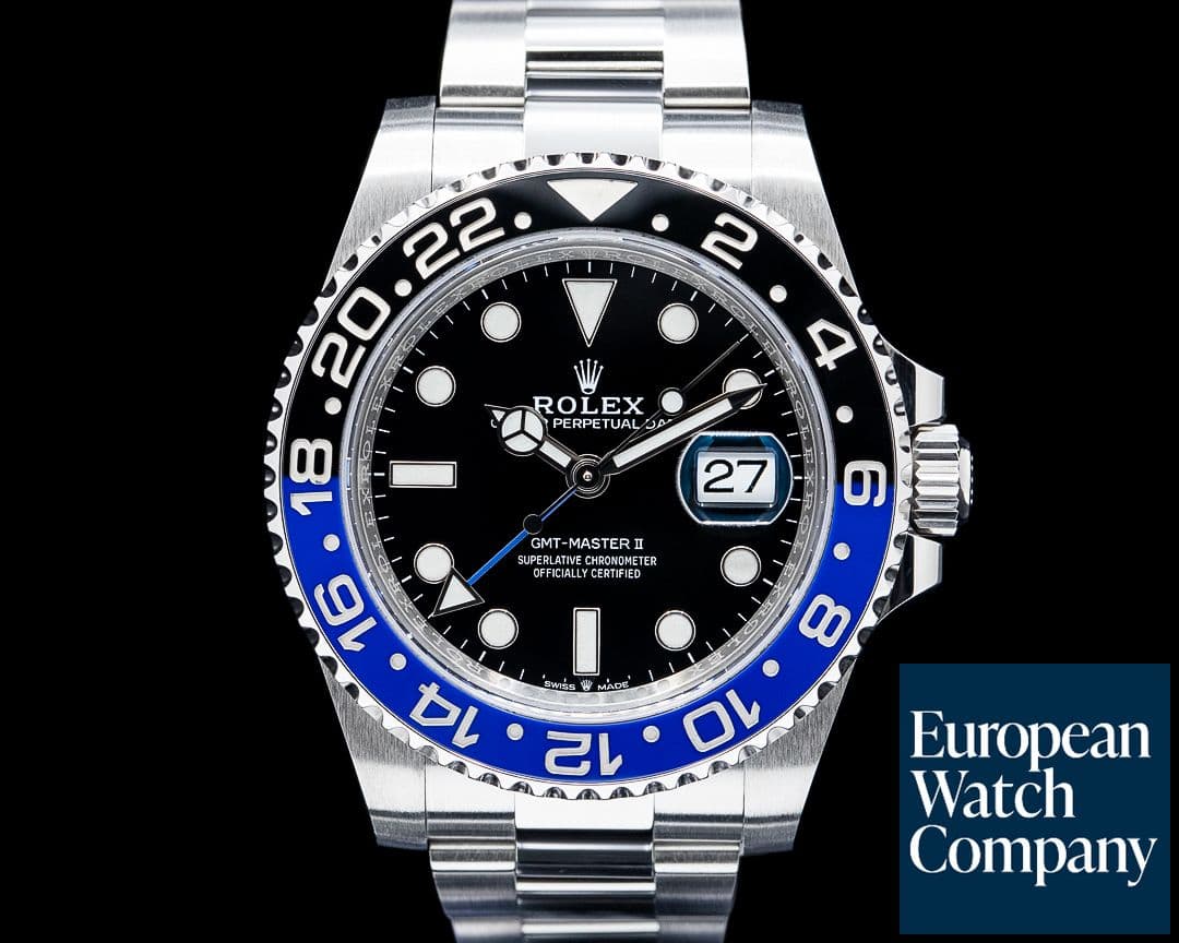 Image of Rolex 126710BLNR GMT-Master II "Batman" SS Black Dial