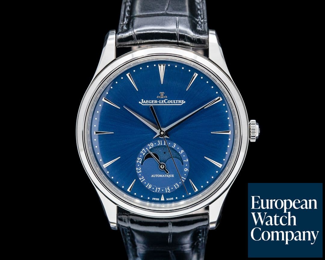 Image of Jaeger LeCoultre Q1368480 Master Ultra Thin Moon SS Blue Dial 2025