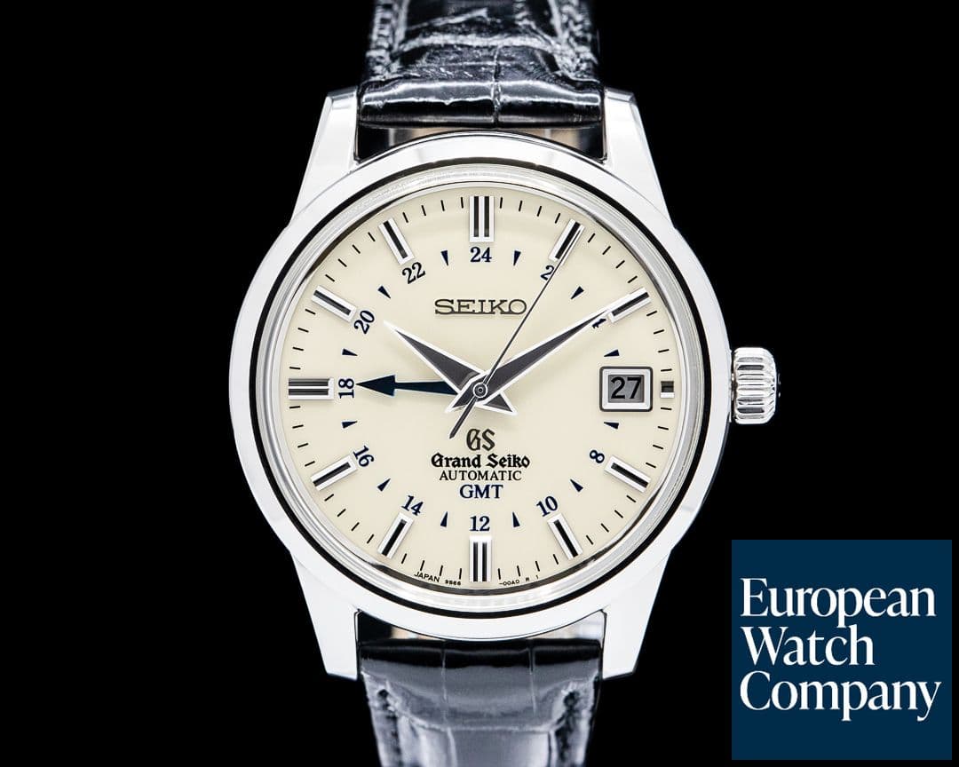 Image of Grand Seiko SBGM021 Automatic Hi Beat 36000 GMT SS Cream Dial