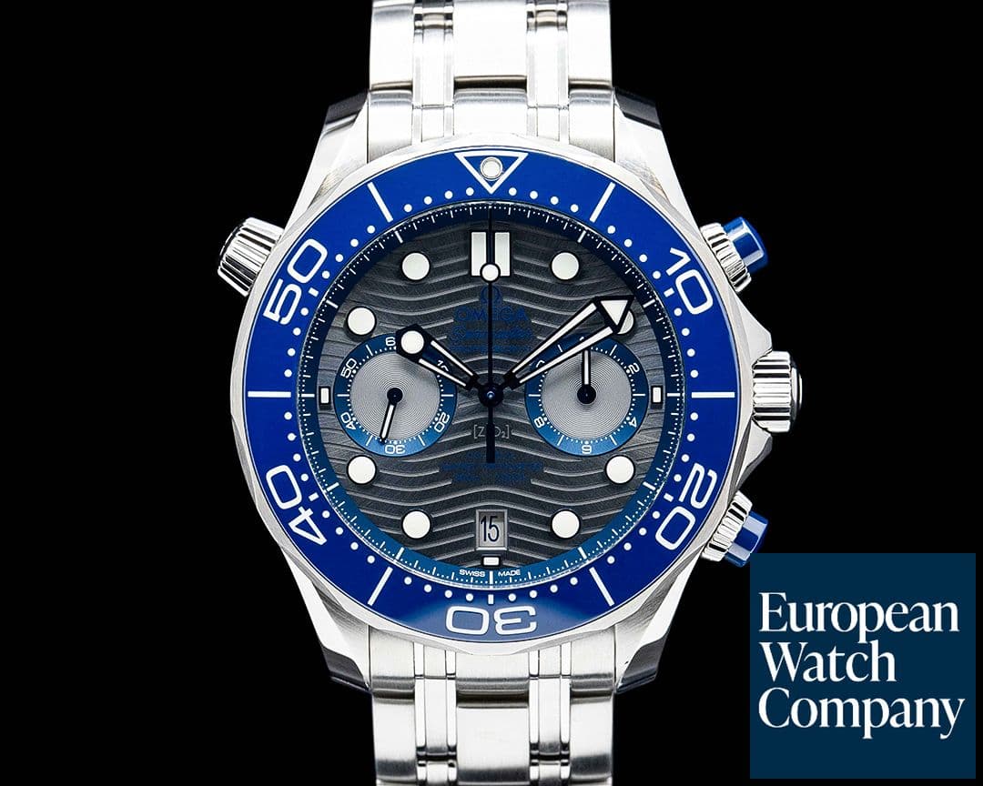 Image of Omega Seamaster Diver 300M Chronograph SS Gray Dial