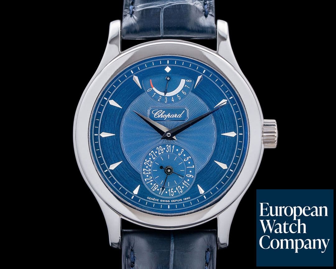 Image of Chopard 16/1863 LUC Quattro Platinum Blue Dial LIMITED
