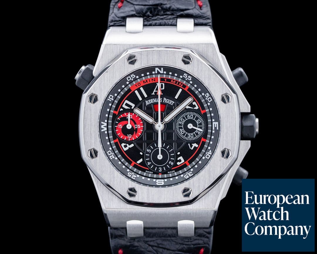 Image of Audemars Piguet 26040ST Royal Oak Offshore Alinghi Polaris SS Black Dial