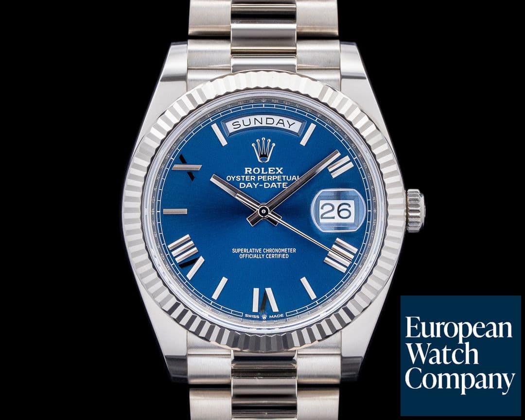Image of Rolex 228239 Day-Date 40 Blue Dial 18K White Gold