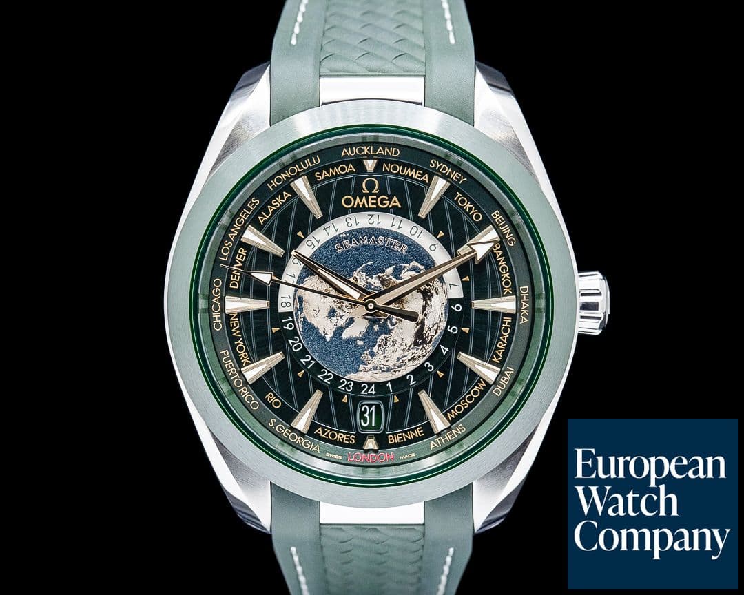 Image of Omega Seamaster Aqua Terra Worldtimer SS Green Dial 2024
