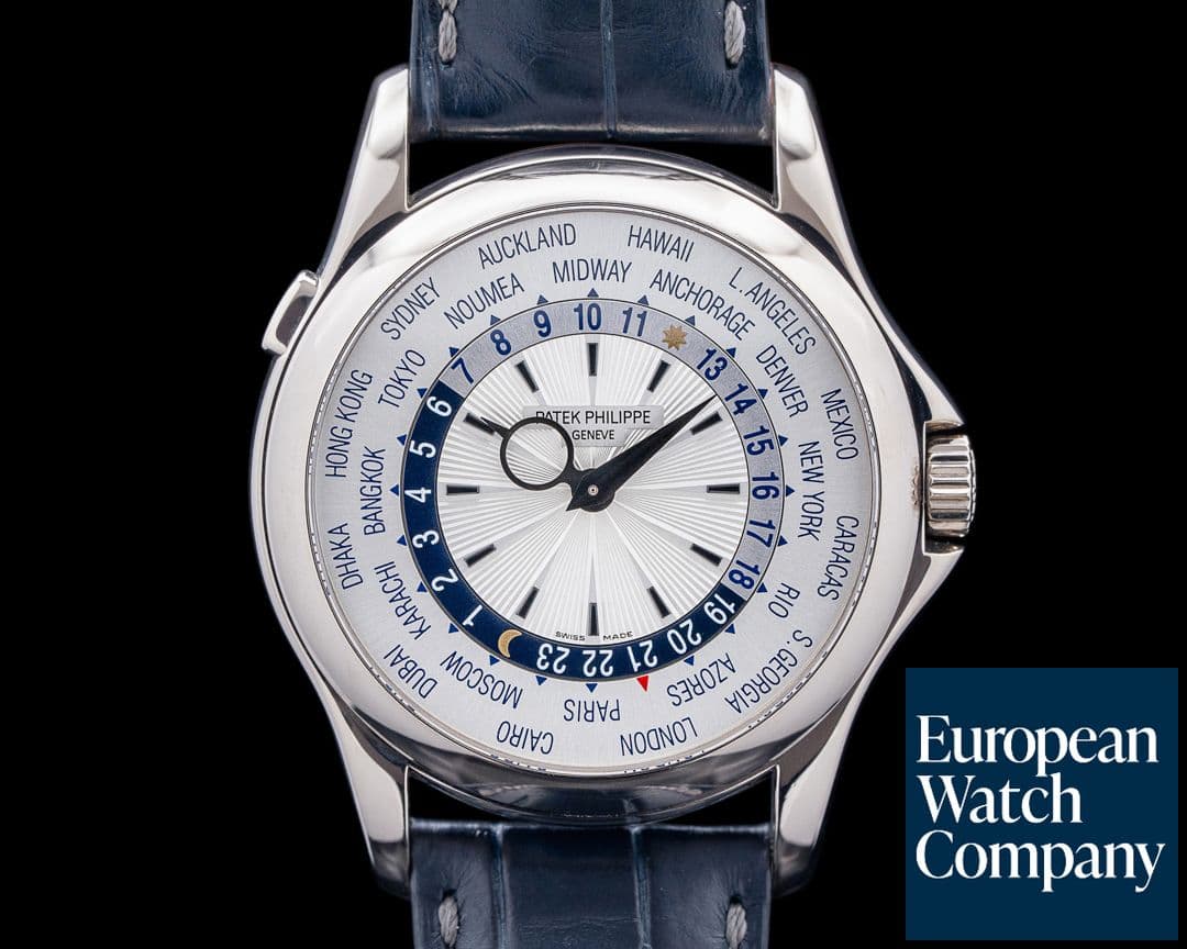 Image of Patek Philippe 5130G World Time 18K White Gold Silver Dial