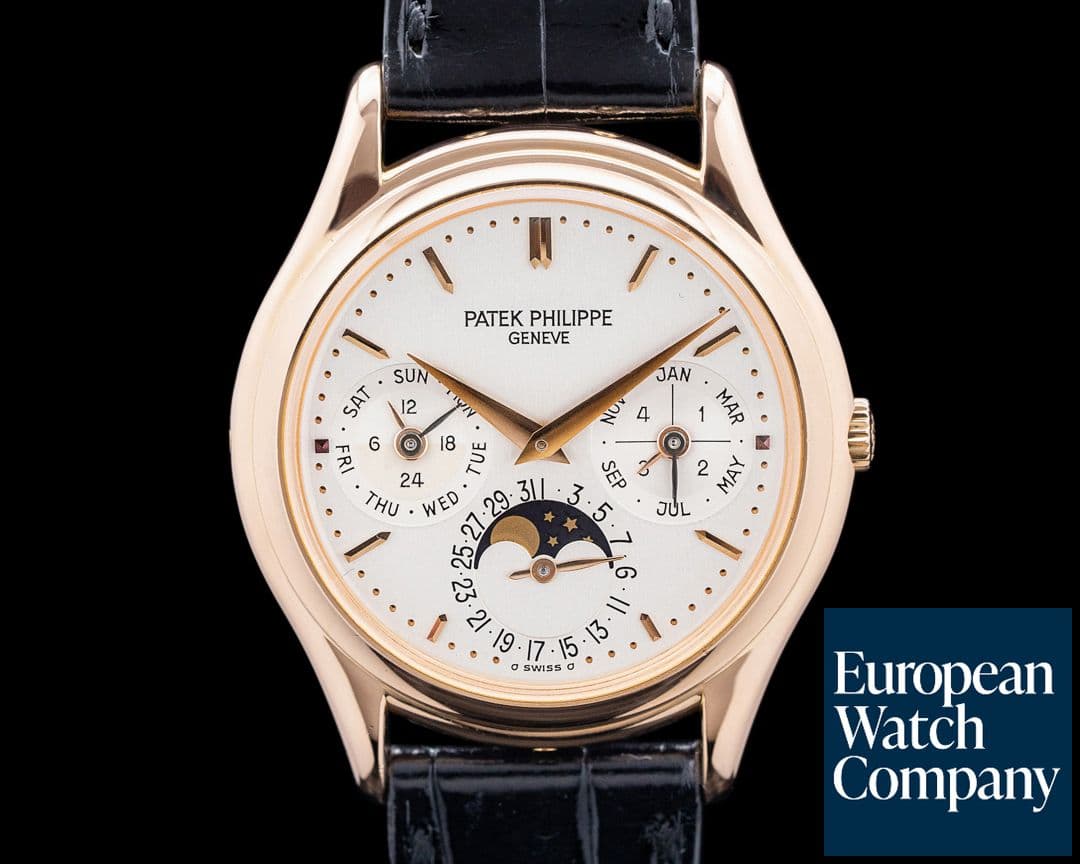 Image of Patek Philippe 3940R-011 Perpetual Calendar 18K Rose Gold Silver Dial