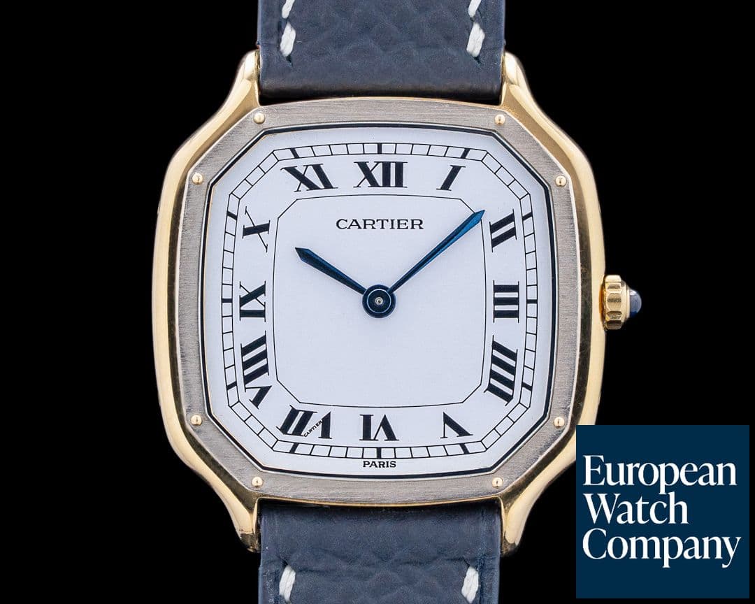 Image of Cartier 96064 Trianon 18K Yellow Gold White Dial