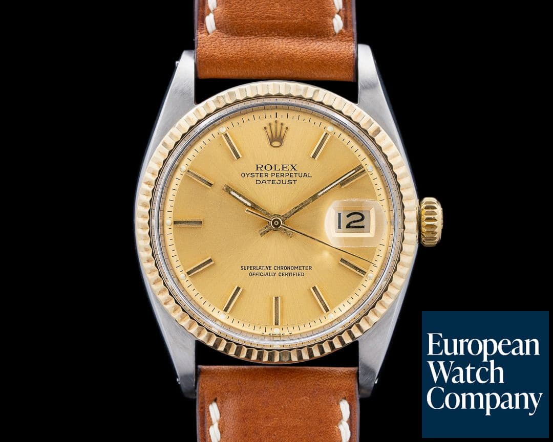 Image of Rolex 1601 Datejust 18K Yellow Gold Champagne Dial
