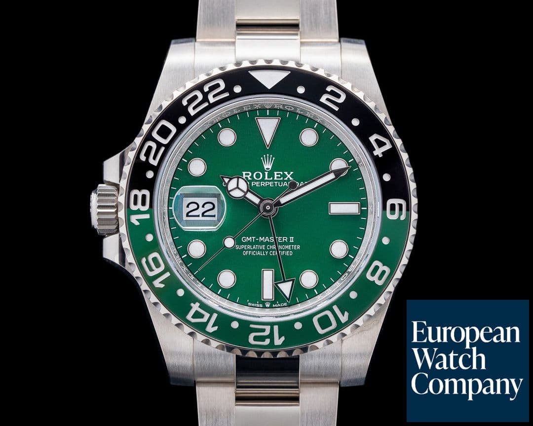 Image of Rolex GMT-Master II 18K White Gold Green Dial 2025