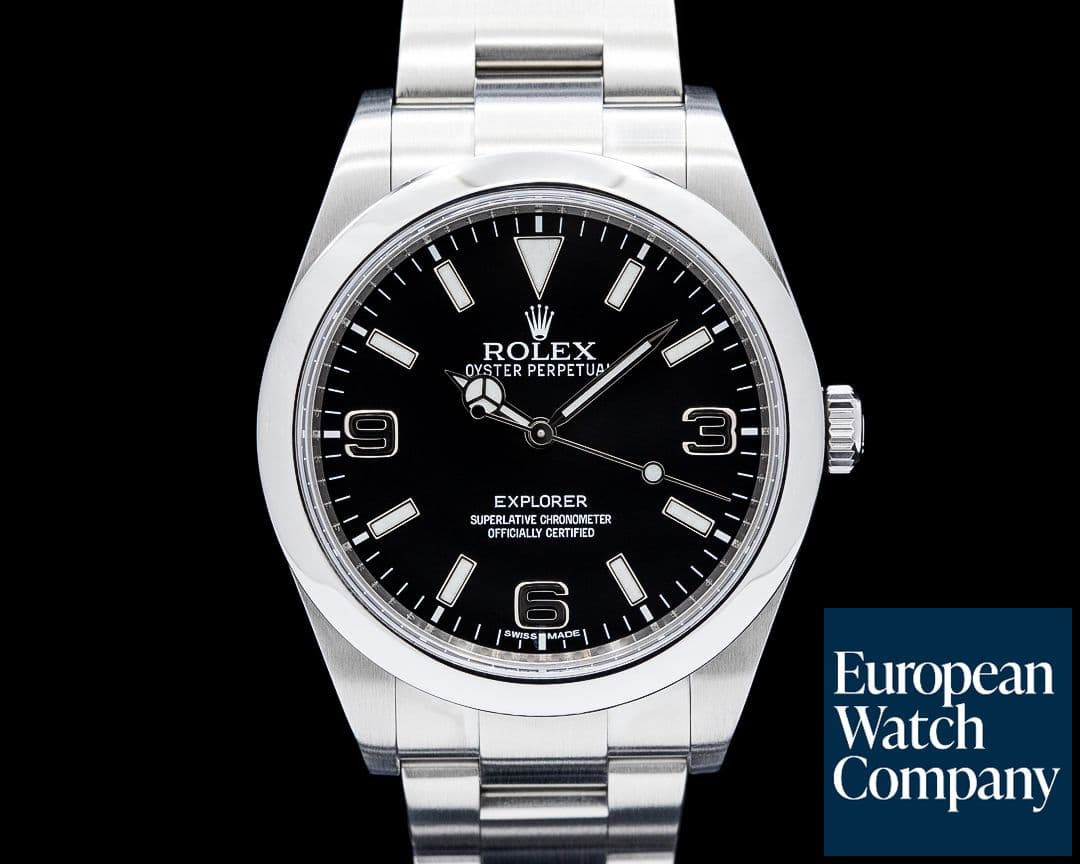 Image of Rolex 214270 Explorer I SS Black Dial