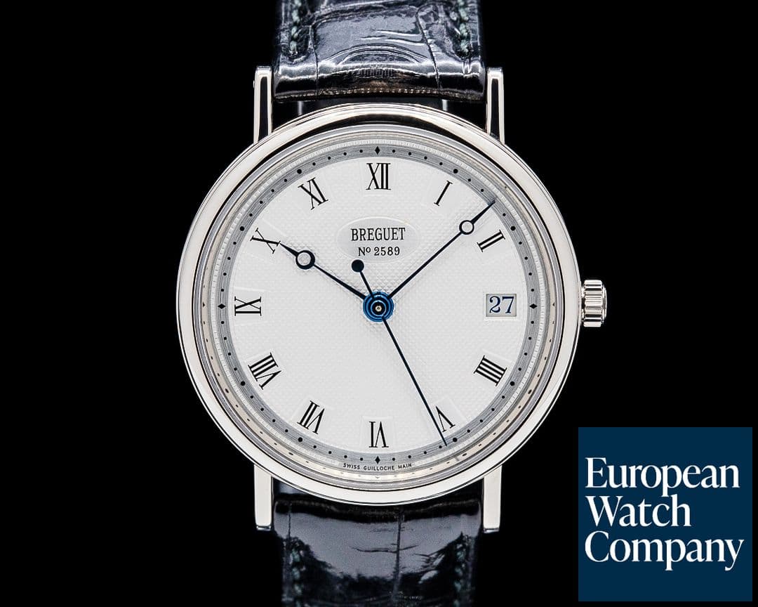 Image of Breguet 5910BB/13/984 Classique 18K White Gold Silver Dial