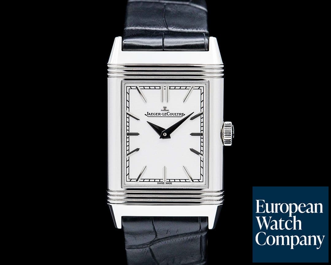 Image of Jaeger LeCoultre Q7168420 Reverso Tribute Monoface SS Silver Dial