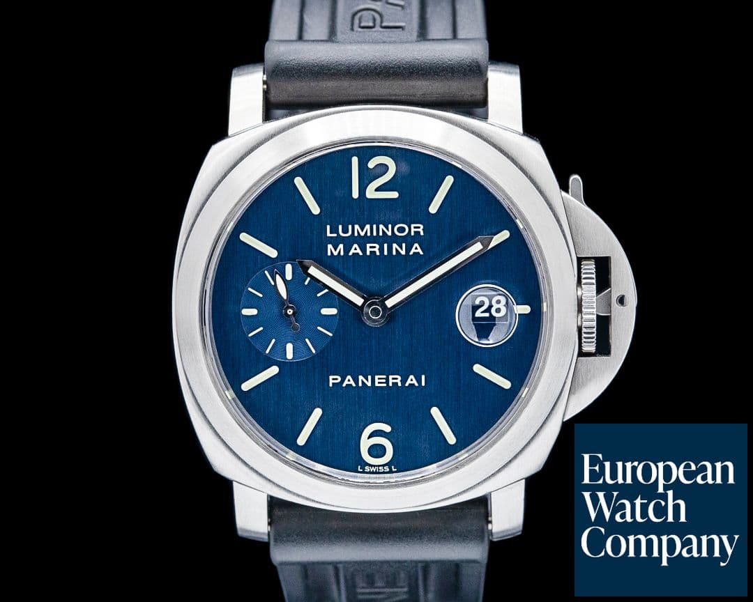 Image of Panerai PAM00070 Luminor Marina SS Blue Dial