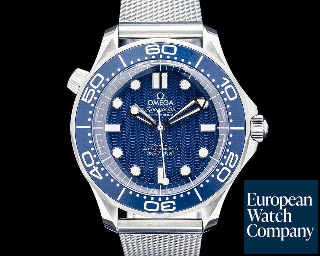 Image of Omega Seamaster 300M Master Co-Axial James Bond 60th Anniversary SS Blue Dial