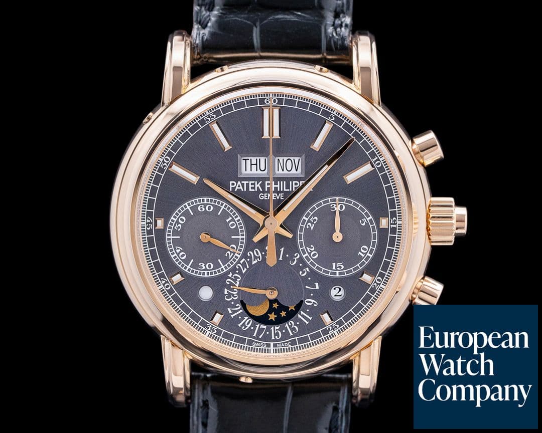 Image of Patek Philippe 5204R Grand Complications Split-Seconds Chronograph 18K RG Gray Dial