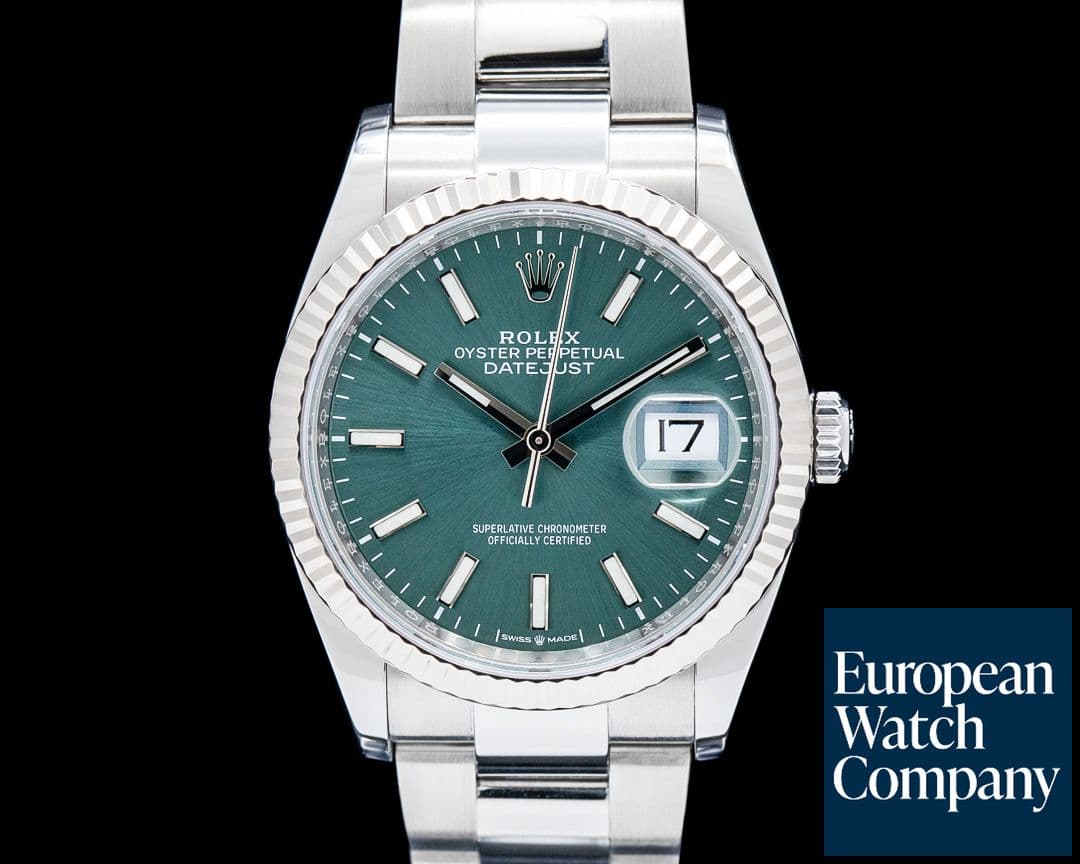Image of Rolex 126234 Datejust 36MM SS Green Dial