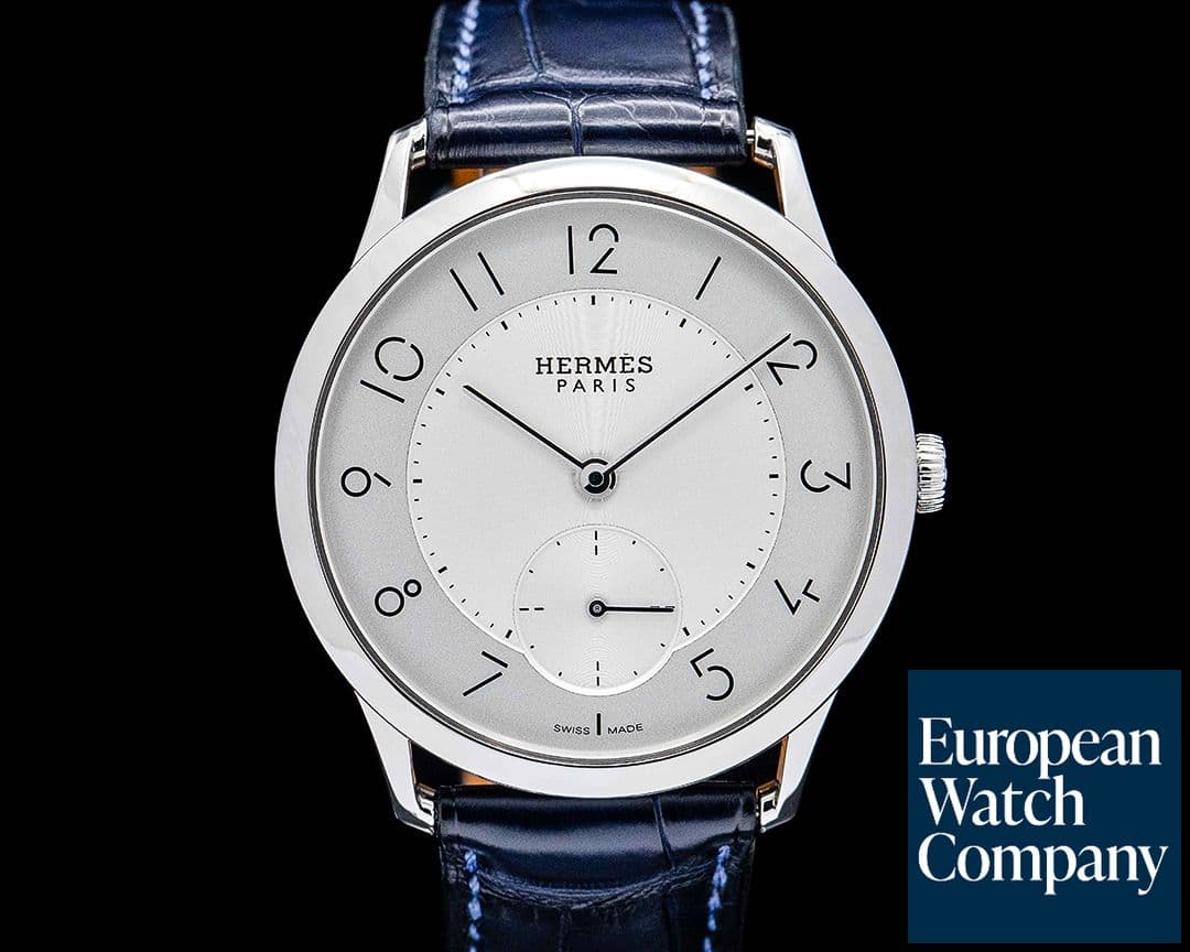 Image of Hermes CA2.810 Slim d'Hermes SS Silver Dial