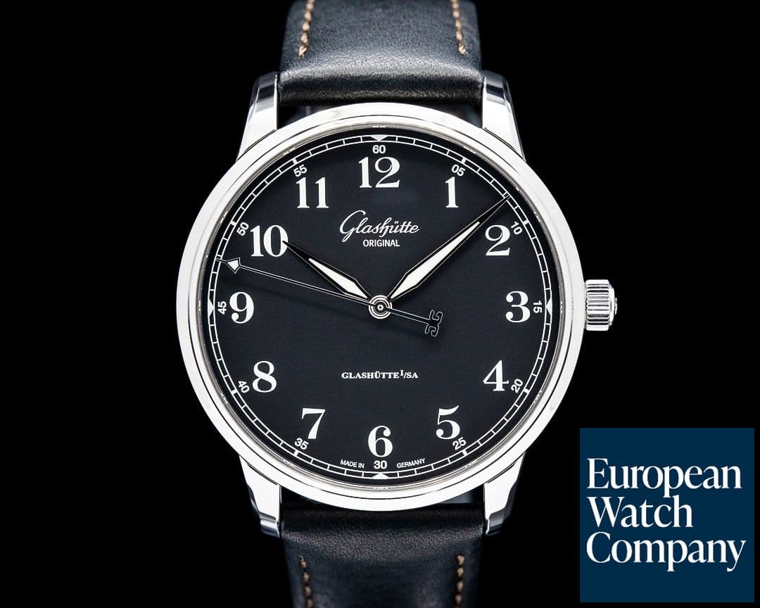 Image of Glashutte Original Senator Excellence SS Black Dial