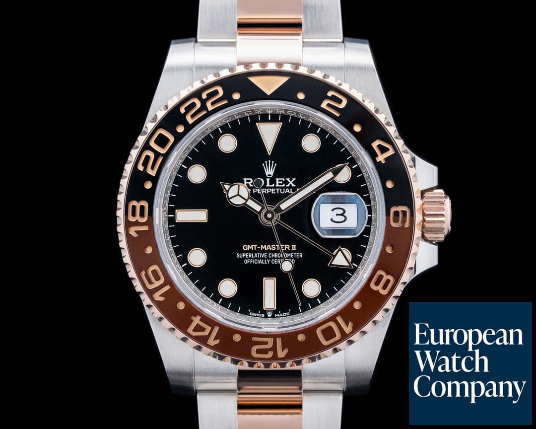 Image of Rolex 126711CHNR GMT-Master II SS / 18K Everose Gold Black Dial