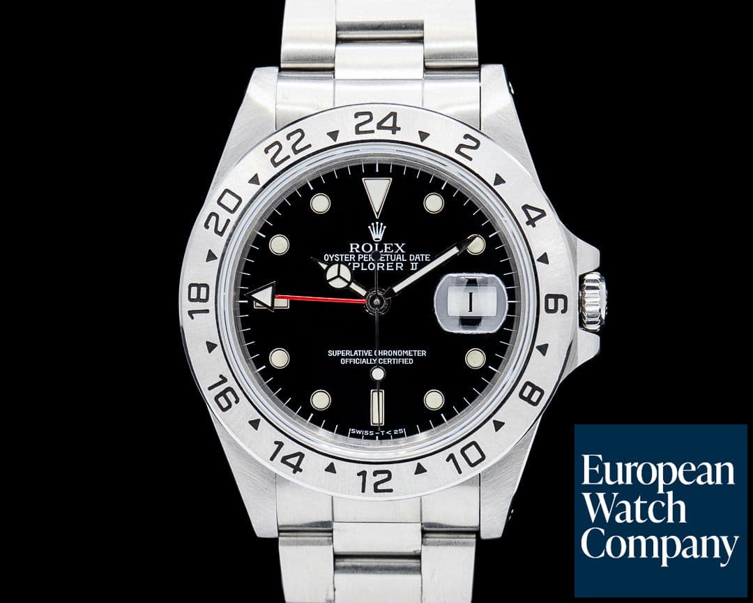Image of Rolex 16570 Explorer II SS Black Dial Circa. 1991