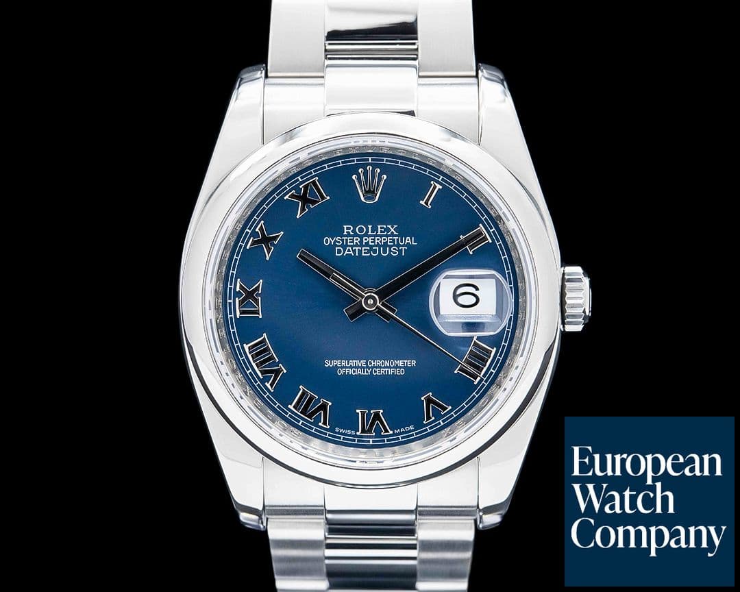 Image of Rolex 116200 Datejust SS Blue Roman Dial