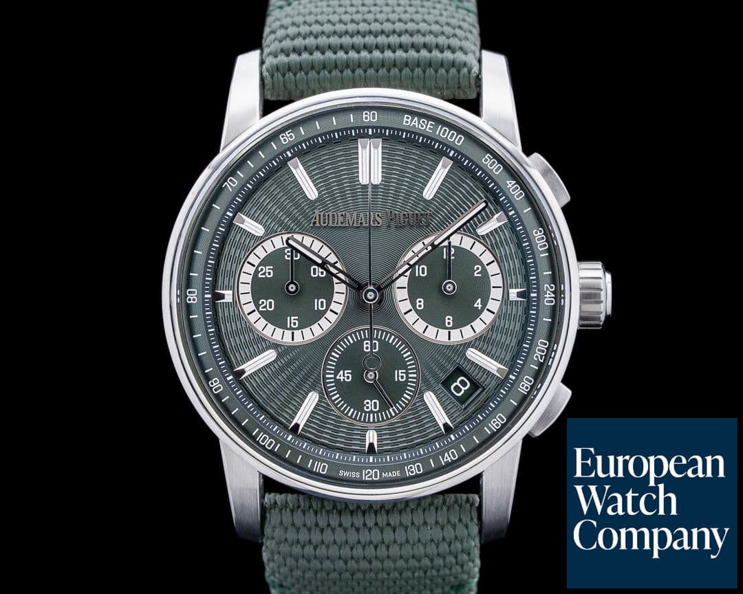 Image of Audemars Piguet 26393ST Code 11.59 SS Green Dial