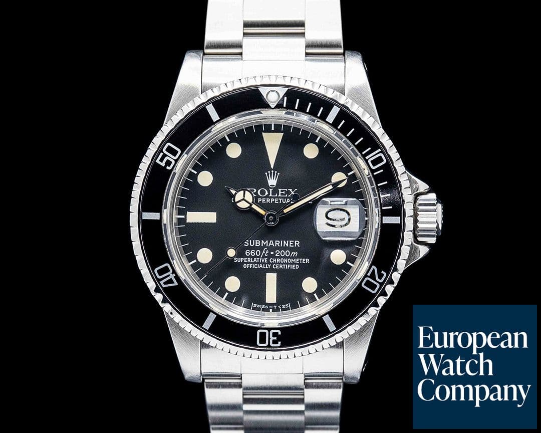 Image of Rolex 1680 Submariner Black Oyster Perpetual Date SS Black Dial Circa. 1978