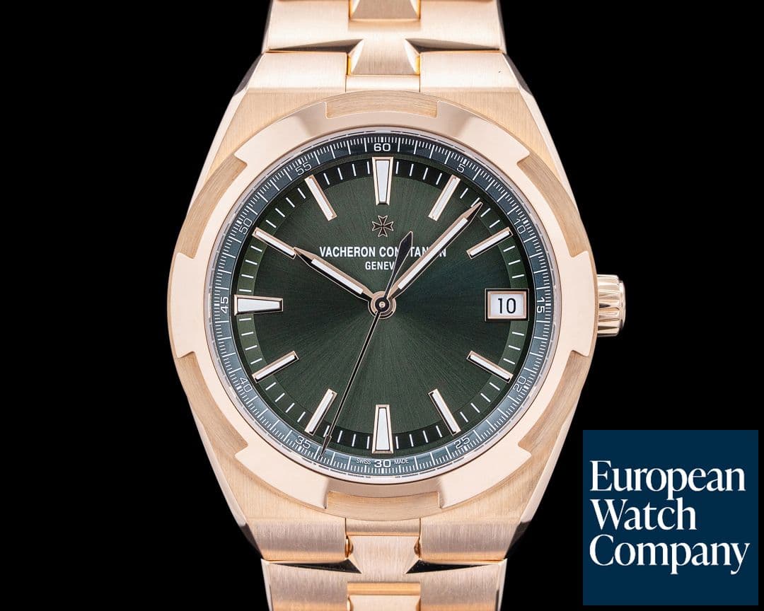 Image of Vacheron Constantin 4520V Overseas 18K Rose Gold Green Dial 2025