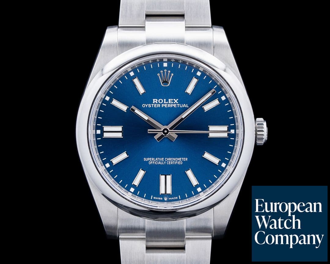 Image of Rolex 124300 Oyster Perpetual 41 SS Blue Dial