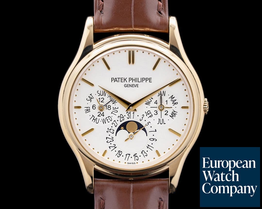 Image of Patek Philippe 5140J Perpetual Calendar Grand Complications 18K Yellow Gold Silver Dial