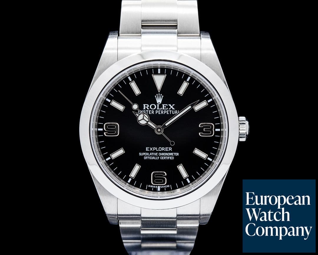 Image of Rolex 214270 Explorer I SS Black Dial
