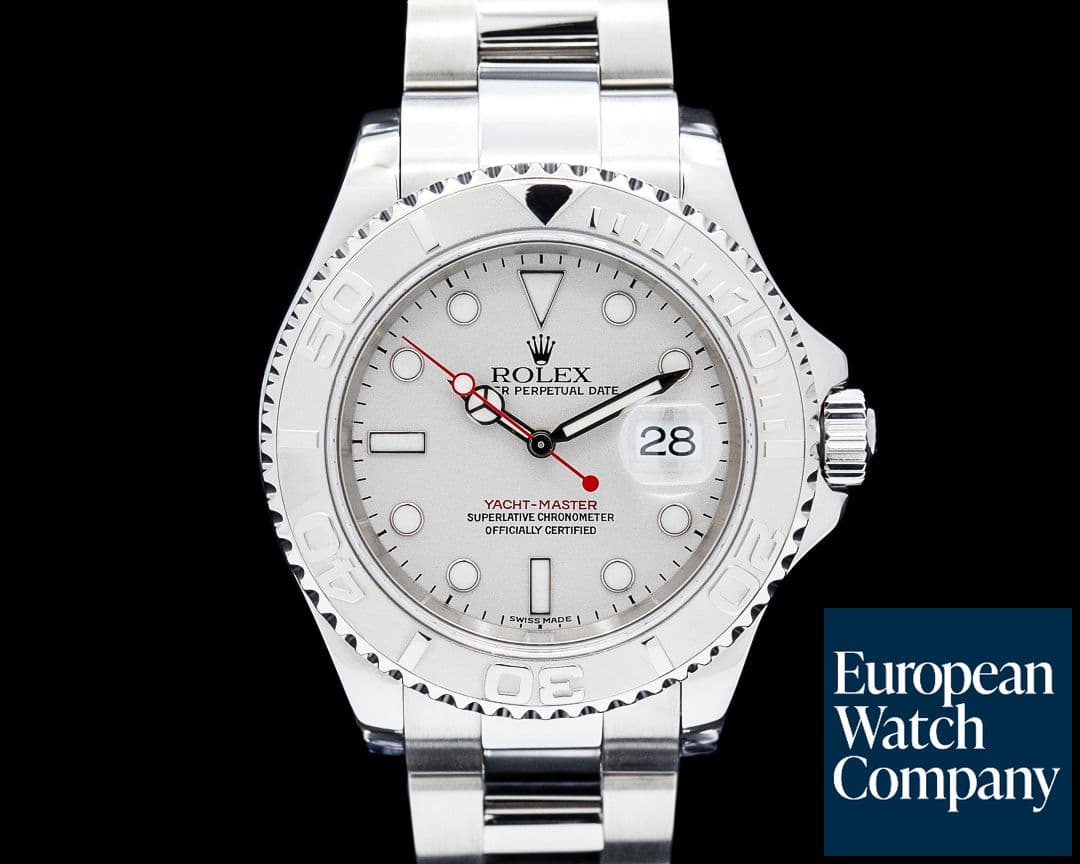 Image of Rolex 16622 Yacht-Master 40MM  Platinum Bezel SS Silver Dial