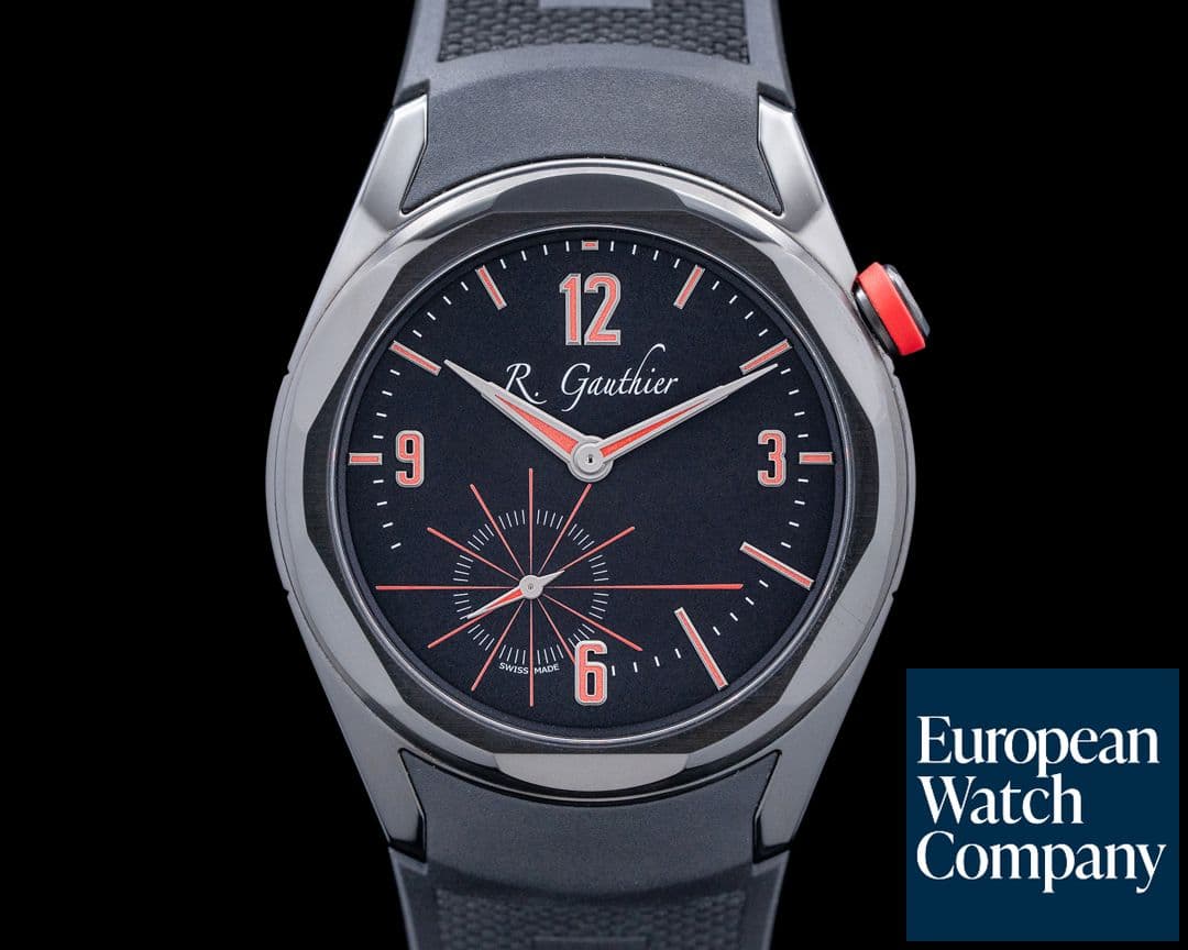 Image of Romain Gauthier MON00520 C by Romain Gauthier Black ADLC Titanium Black Dial LIMITED