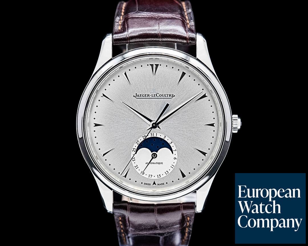 Image of Jaeger LeCoultre Q1368420 Master Ultra Thin Moon SS Silver Dial