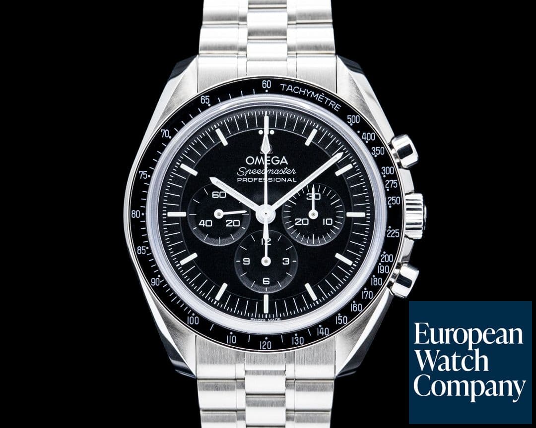 Image of Omega Speedmaster Professional Moonwatch SS Black Dial
