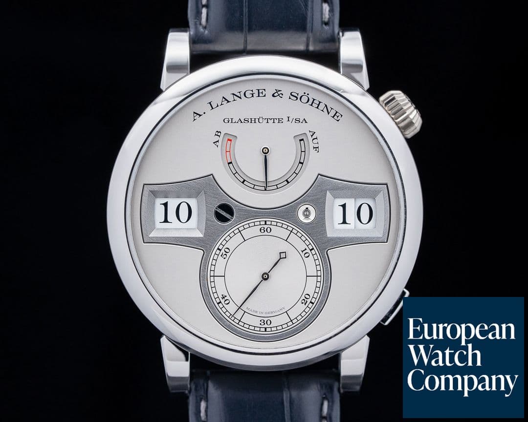 Image of A. Lange and Sohne 142.025 Zeitwerk Platinum Silver Dial 2025