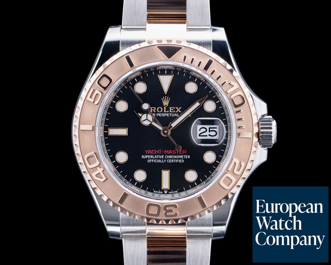 Image of Rolex 126621 Yacht Master 18K RG / SS Black Dial