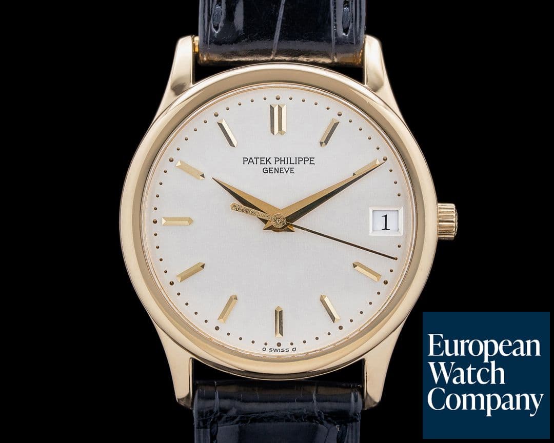Image of Patek Philippe 3998J Calatrava 18K Yellow Gold Silver Dial