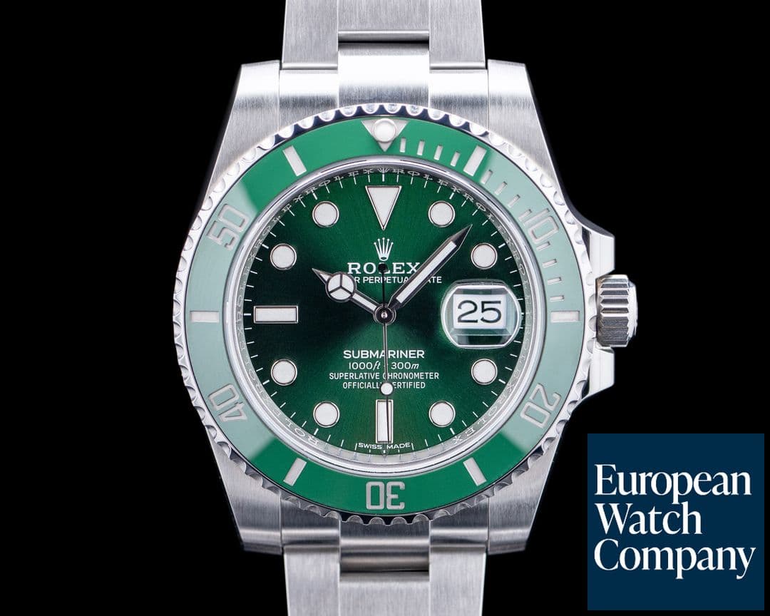 Image of Rolex 116610LV Submariner Date "Hulk" SS Green Dial