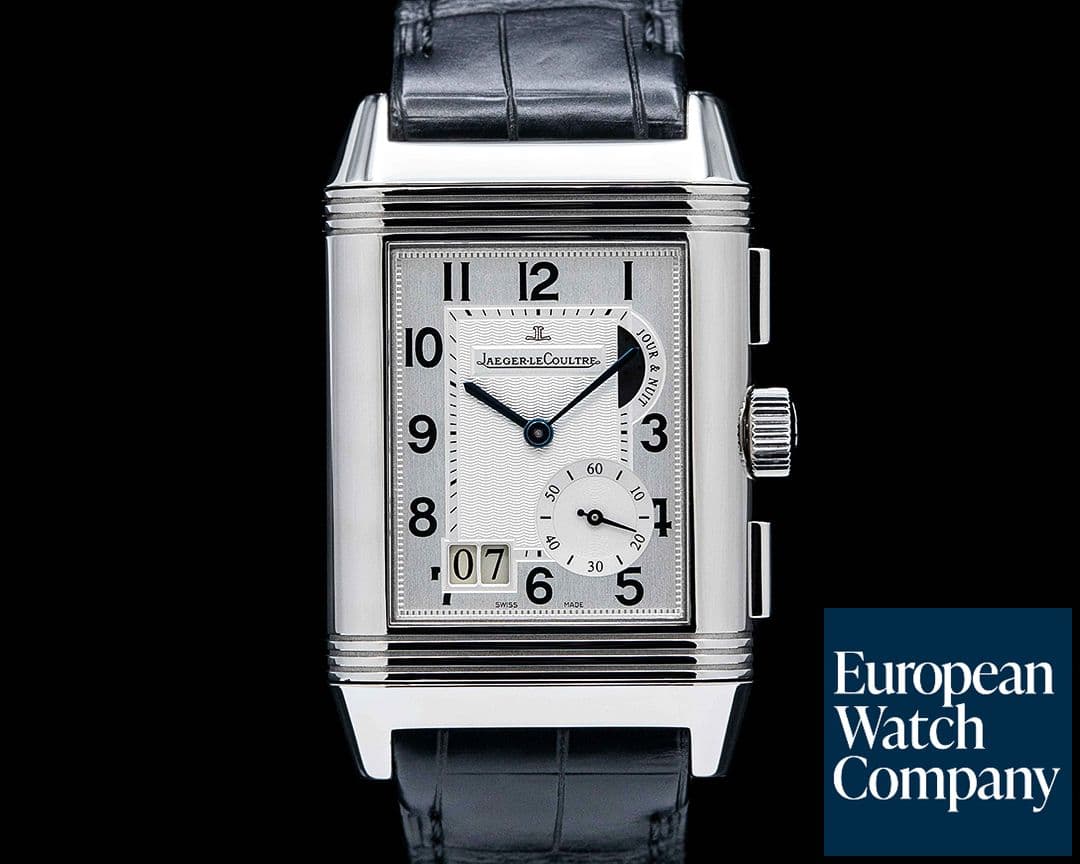 Image of Jaeger LeCoultre Q3028420 Reverso Grande GMT SS Silver Dial