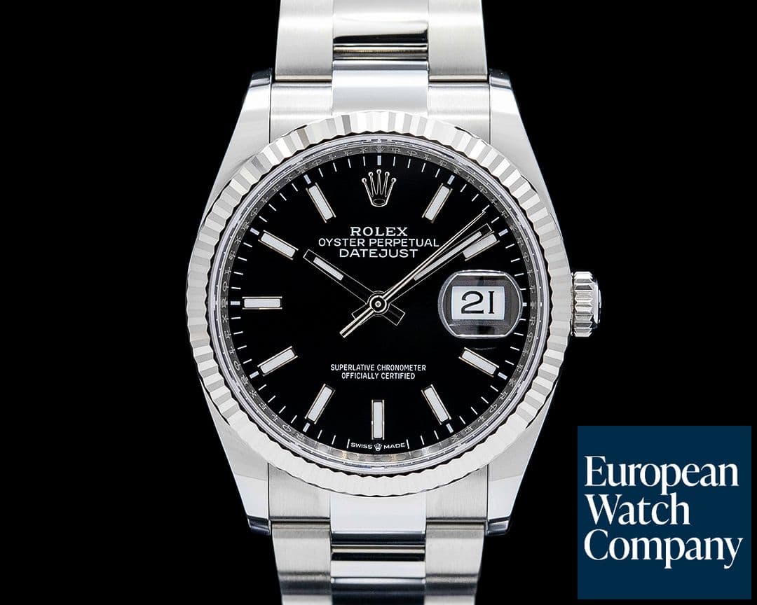 Image of Rolex 126234 Datejust 36MM SS Black Dial 2025
