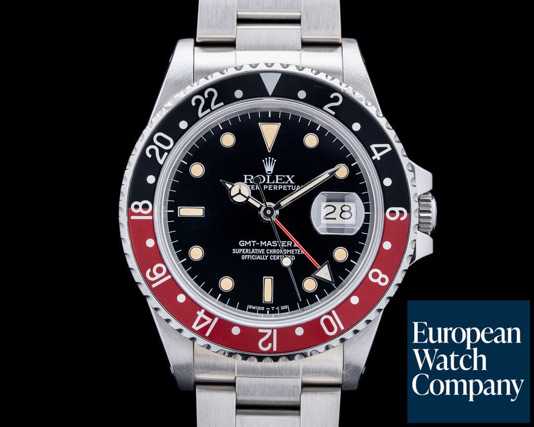 Image of Rolex 16760 GMT Master II "Fat Lady" SS Black Dial Circa. 1984