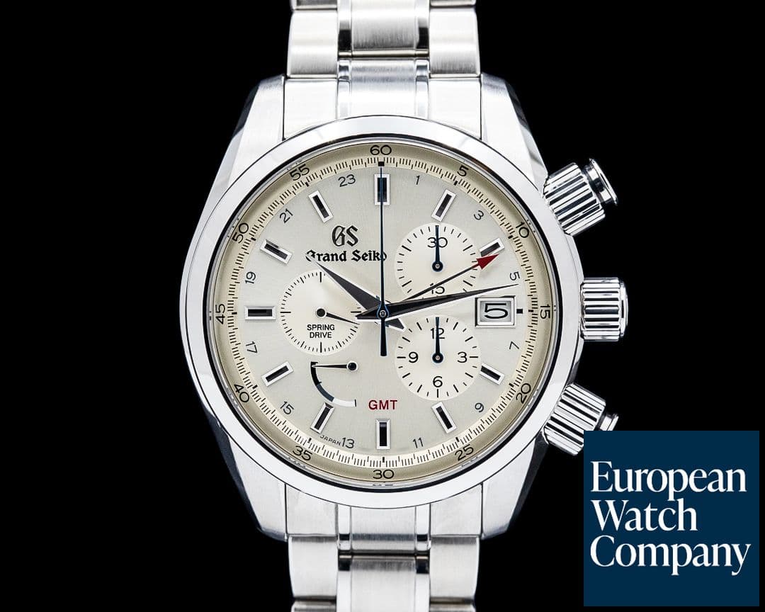 Image of Grand Seiko SBGC201G Spring Drive Chronograph SS Champagne Dial