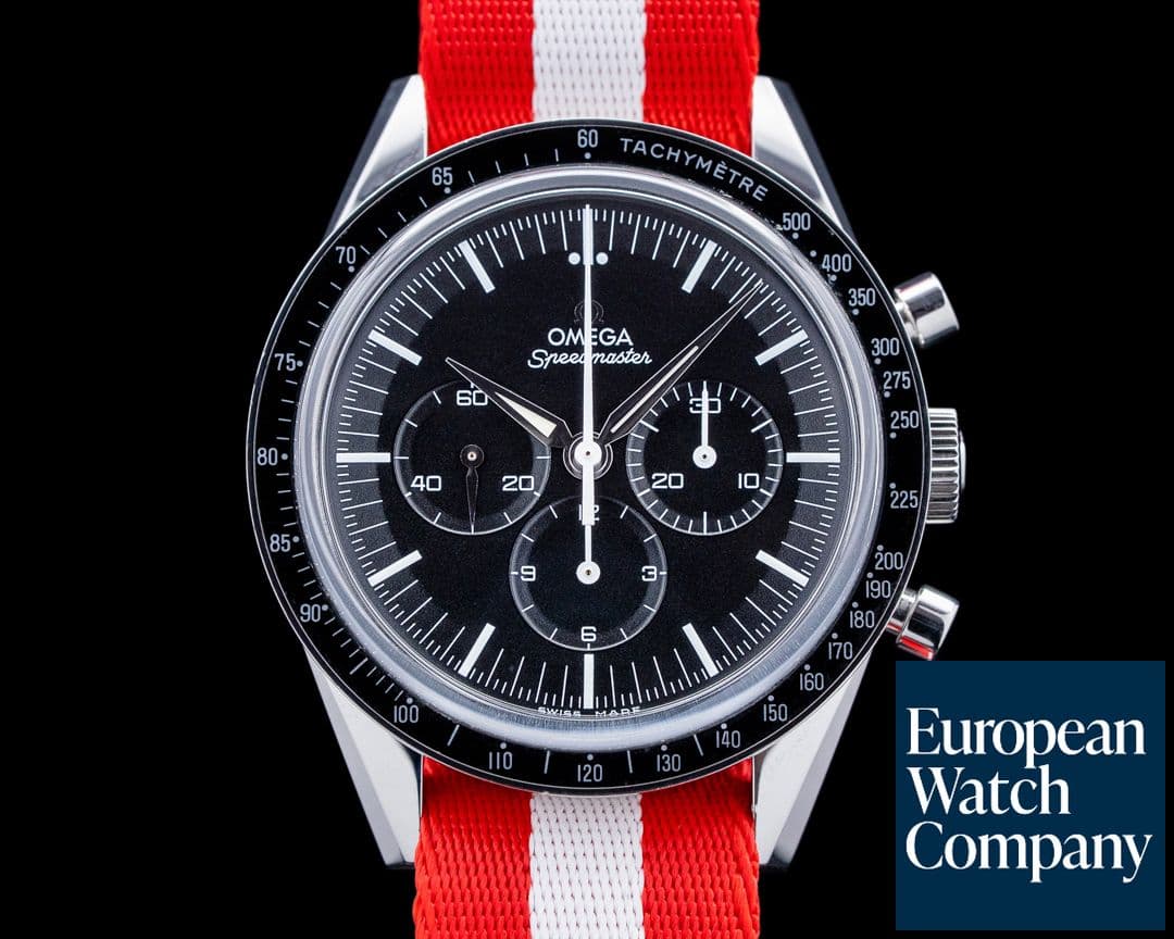 Image of Omega Speedmaster First Omega in Space "The Met" Edition SS Black Dial