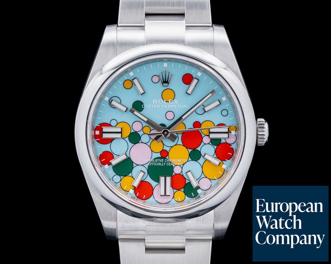 Image of Rolex 124300 Oyster Perpetual SS Celebration Dial